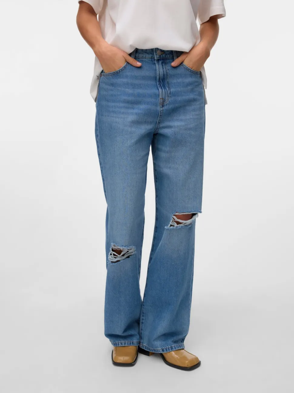 SNKAITLYN High rise Straight fit Jeans