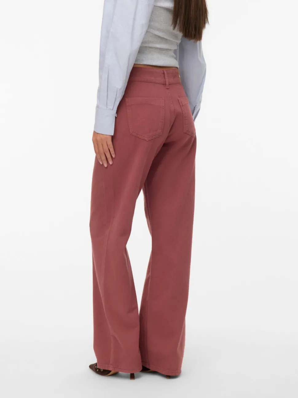 SNRANCY Mid rise Wide leg fit Jeans