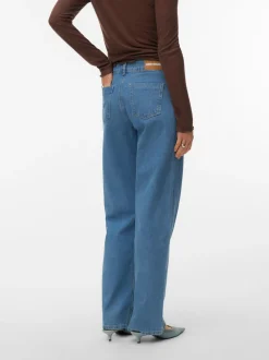 SNRANCY Mid waist Wide leg fit Jeans