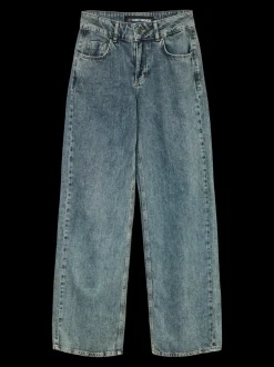 SNRANCY Mid waist Wide leg fit Jeans