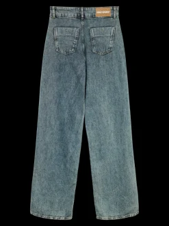 SNRANCY Mid waist Wide leg fit Jeans