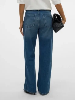 SNRANCY Mid waist Wide leg fit Jeans