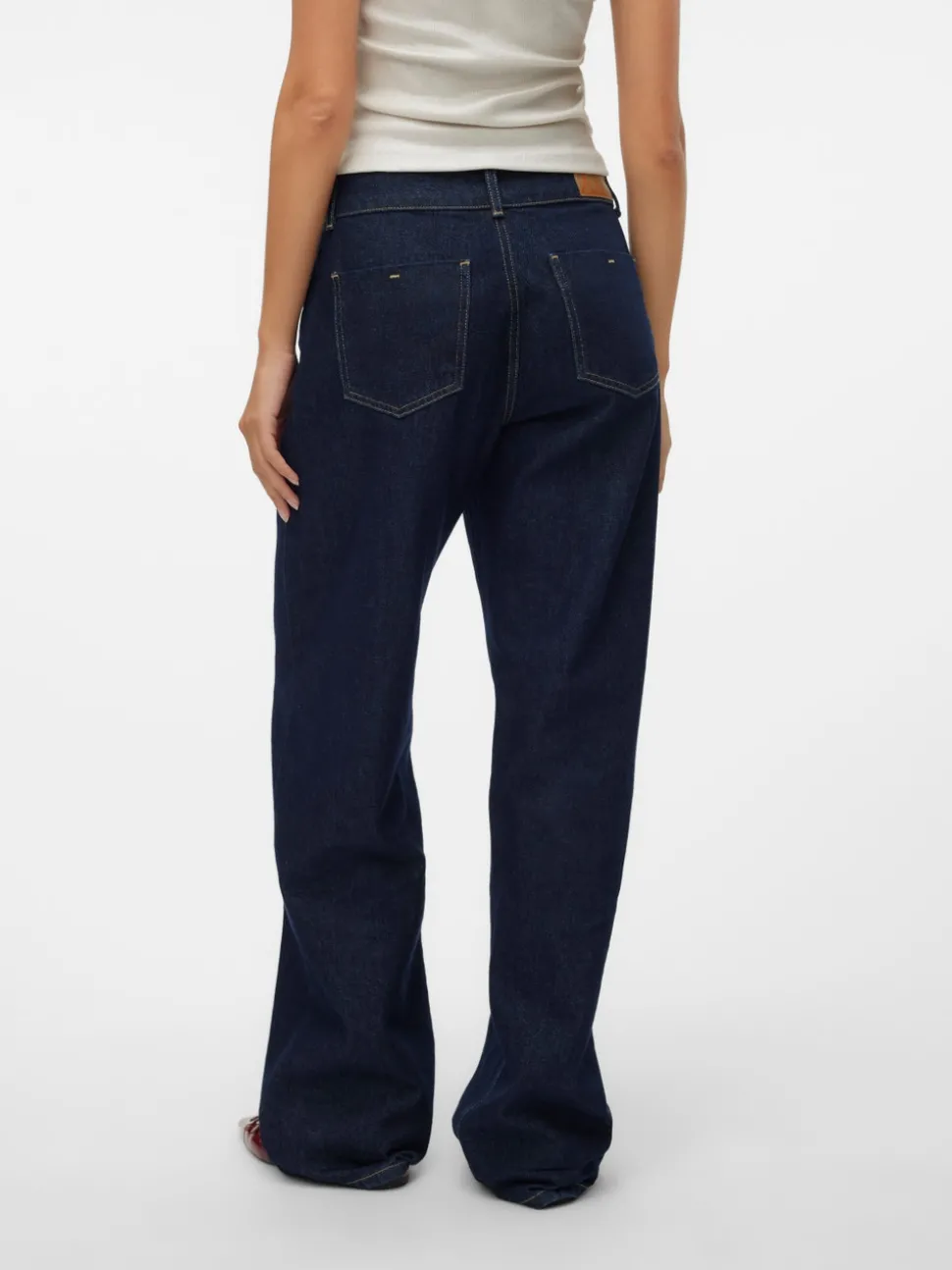 SNRANCY Mid waist Wide leg fit Jeans