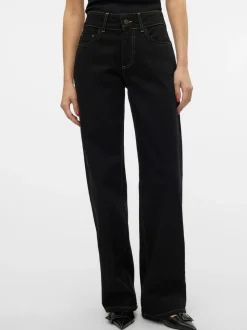 SNRANCY Mid waist Wide leg fit Jeans