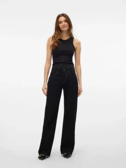 SNRANCY Mid waist Wide leg fit Jeans