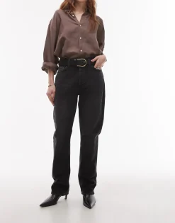 TOPSHOP High waist Straight fit Jeans