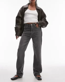 TOPSHOP High waist Straight fit Jeans