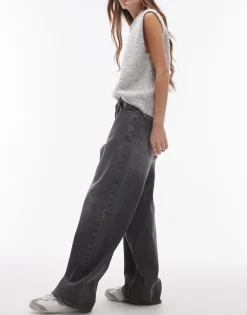 TOPSHOP Low waist Wide leg fit Jeans