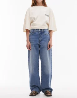 TOPSHOP Mid rise Loose fit Jeans