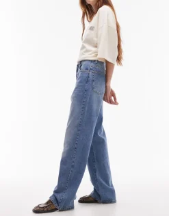 TOPSHOP Mid rise Loose fit Jeans
