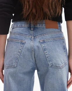TOPSHOP Mid rise Straight fit Jeans