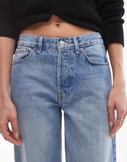 TOPSHOP Mid rise Straight fit Jeans