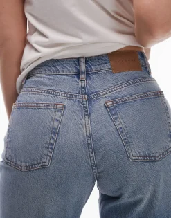 TOPSHOP Mid rise Straight fit Jeans