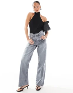 TOPSHOP Mid waist Loose fit Jeans