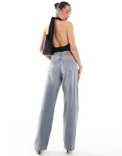 TOPSHOP Mid waist Loose fit Jeans