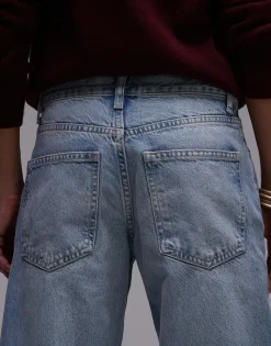 TOPSHOP Mid waist Wide leg fit Jeans