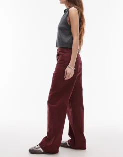 TOPSHOP Mid waist Wide leg fit Jeans