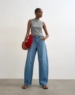 TSALMA High rise Barrel fit Jeans