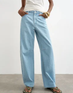 TSBARREL High rise Barrel fit Jeans