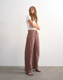 TSBARREL High rise Barrel fit Jeans