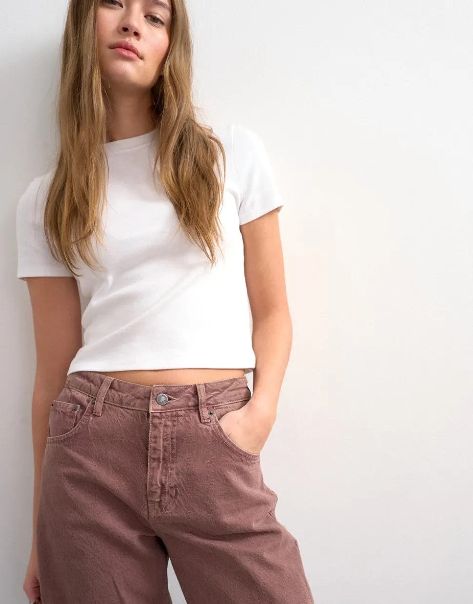 TSBARREL High rise Barrel fit Jeans
