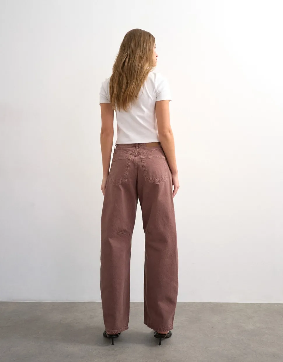 TSBARREL High rise Barrel fit Jeans