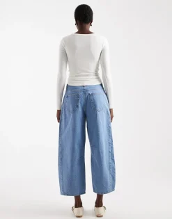 TSBELLA High rise Barrel fit Jeans