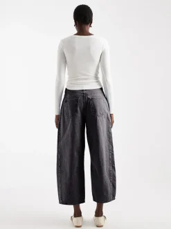 TSBELLA High rise Barrel fit Jeans