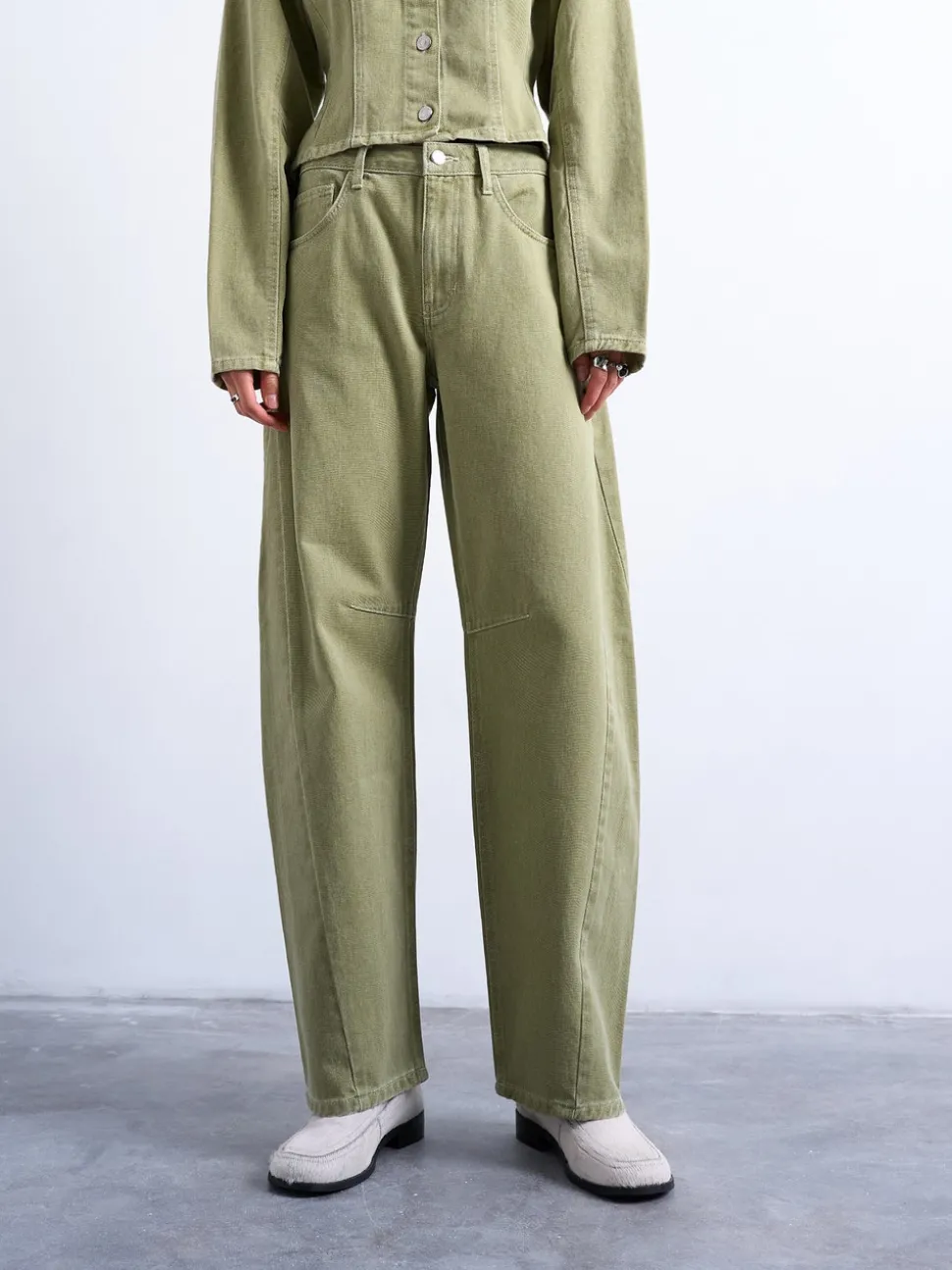 TSBREE Barrel fit Jeans