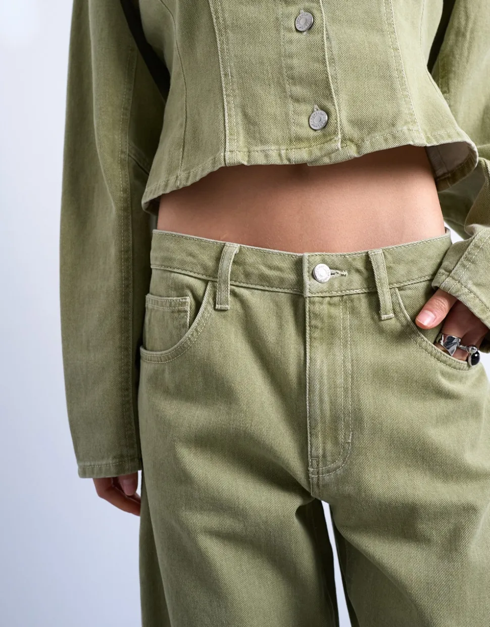 TSBREE Barrel fit Jeans