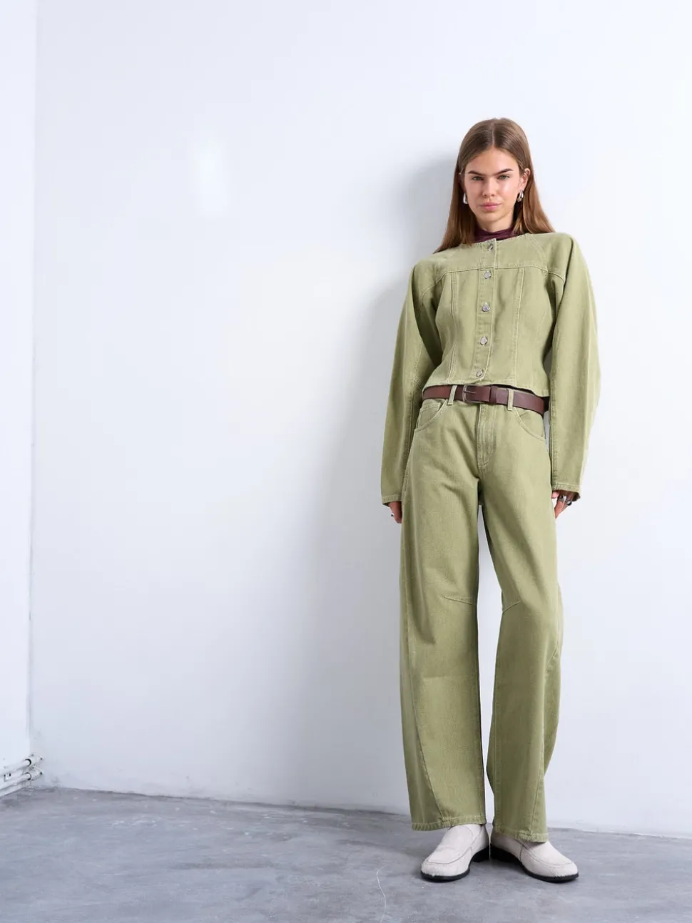 TSBREE Barrel fit Jeans