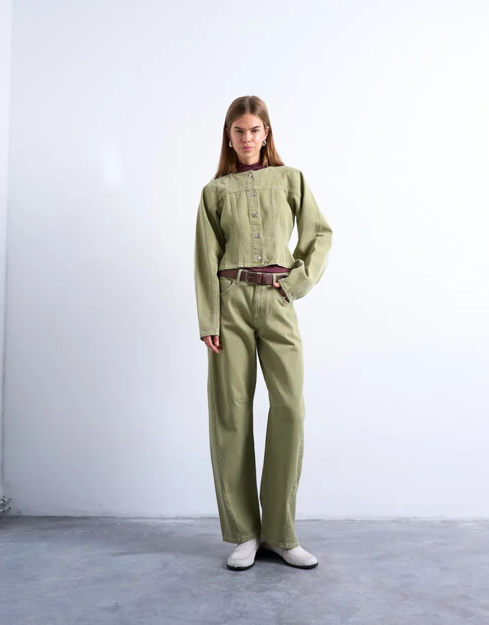 TSBREE Barrel fit Jeans