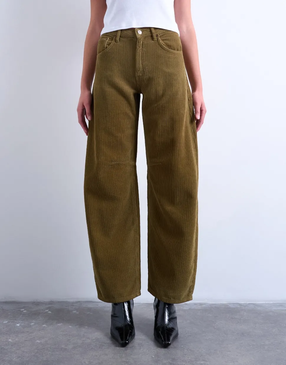 TSBRIANA Super low waist Wide leg fit Jeans