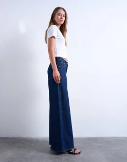 TSCLARA Mid rise Wide leg fit Jeans