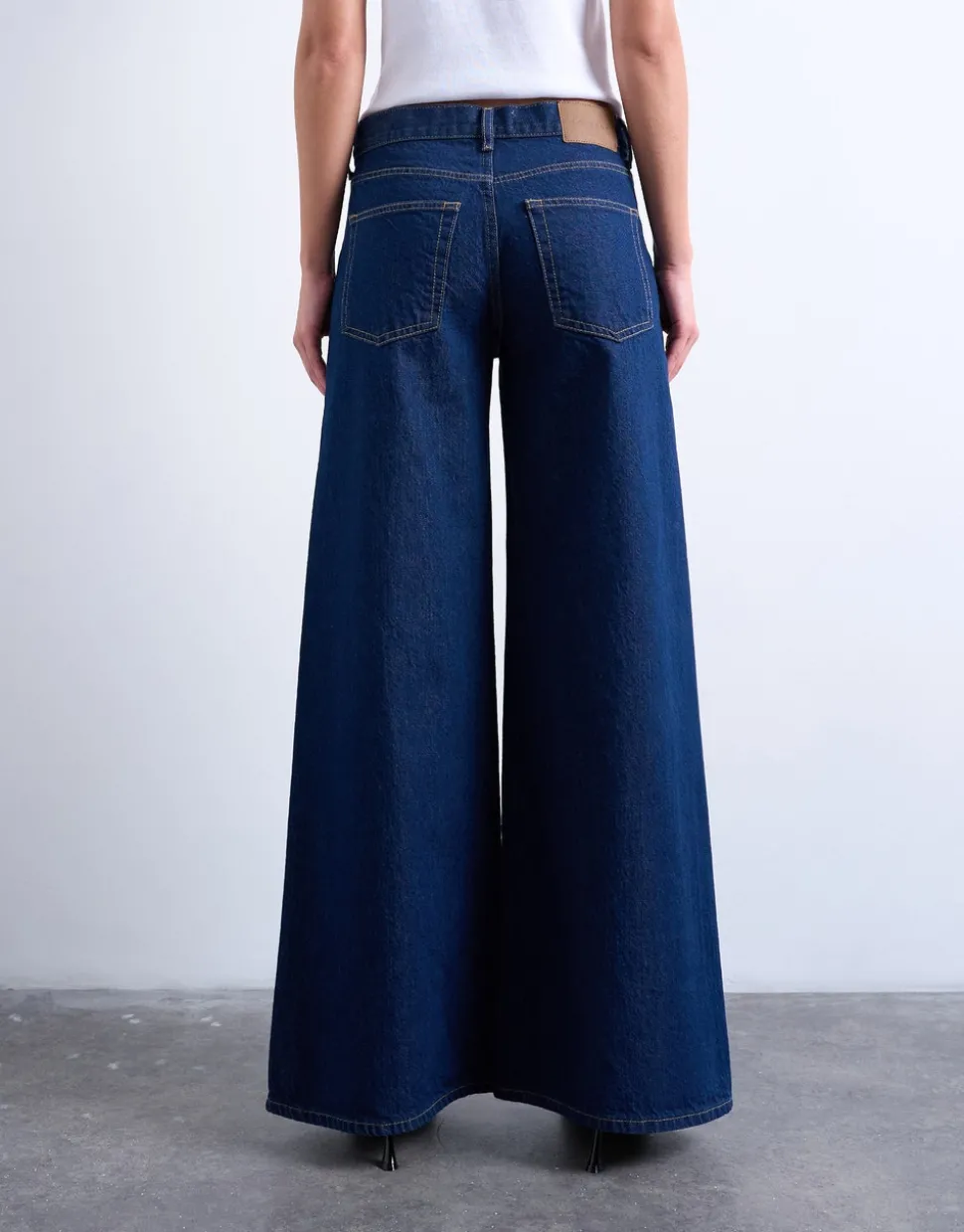 TSCLARA Mid rise Wide leg fit Jeans