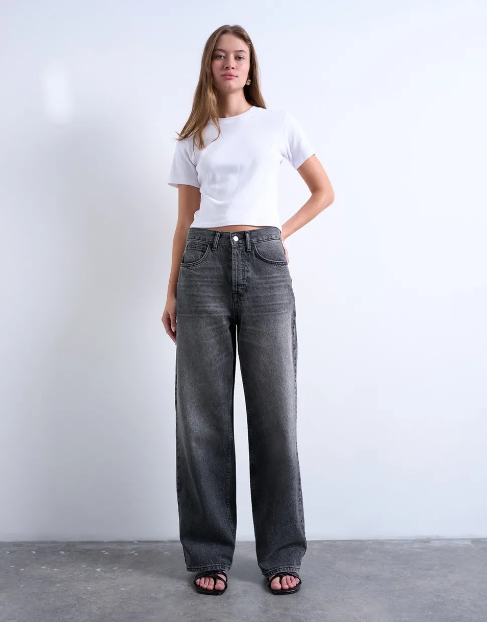 TSCOLUMN Mid rise Regular fit Jeans