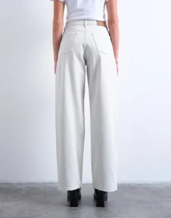 TSCOLUMN Mid rise Straight fit Jeans