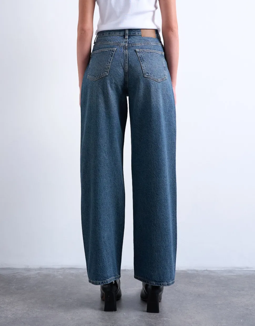 TSCOLUMN Mid rise Straight fit Jeans