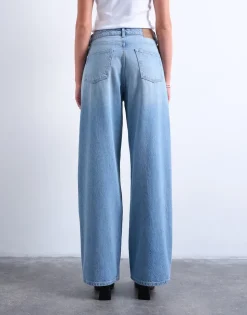 TSCOLUMN Mid rise Straight fit Jeans