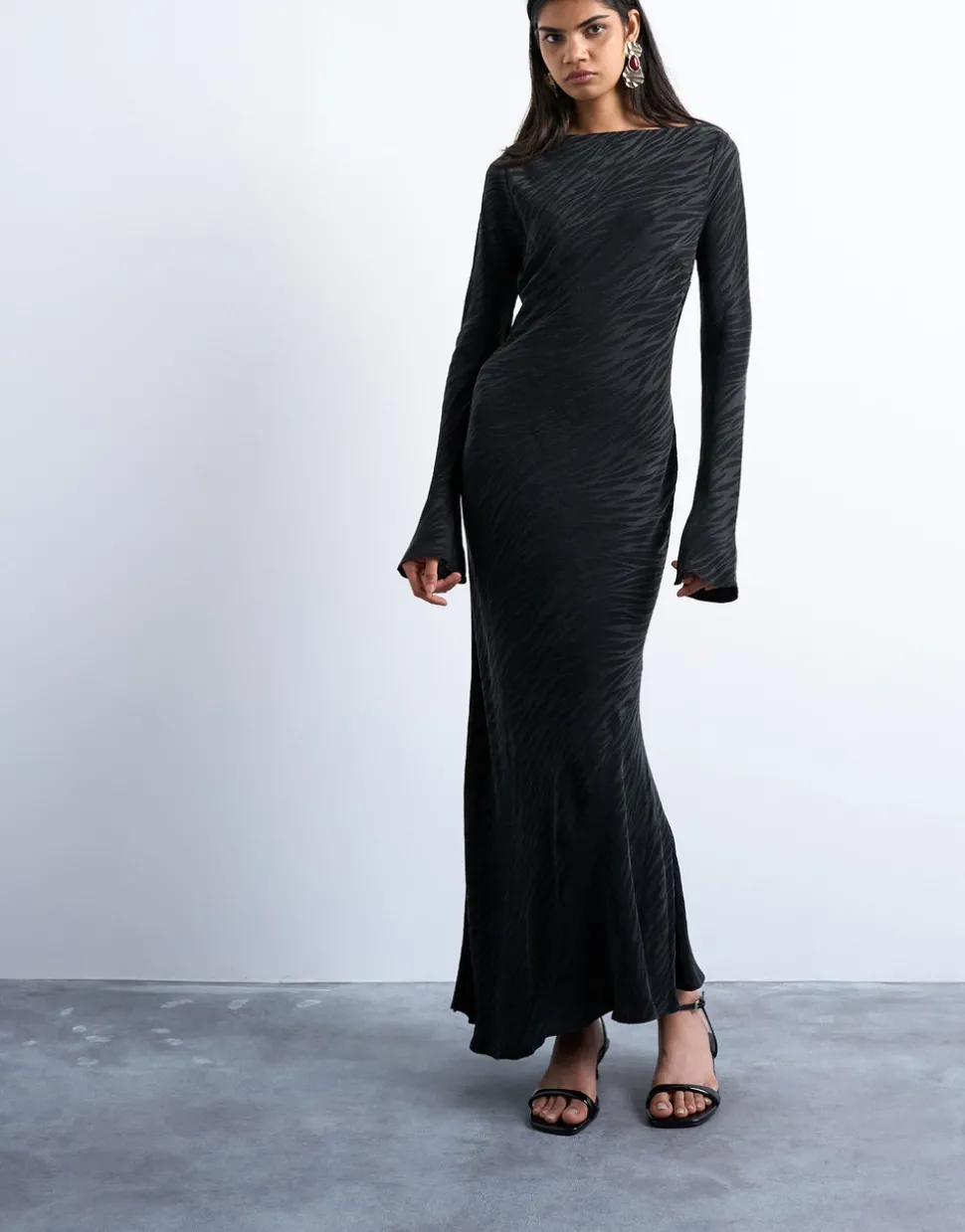 TSDELILAH Midi-jurk
