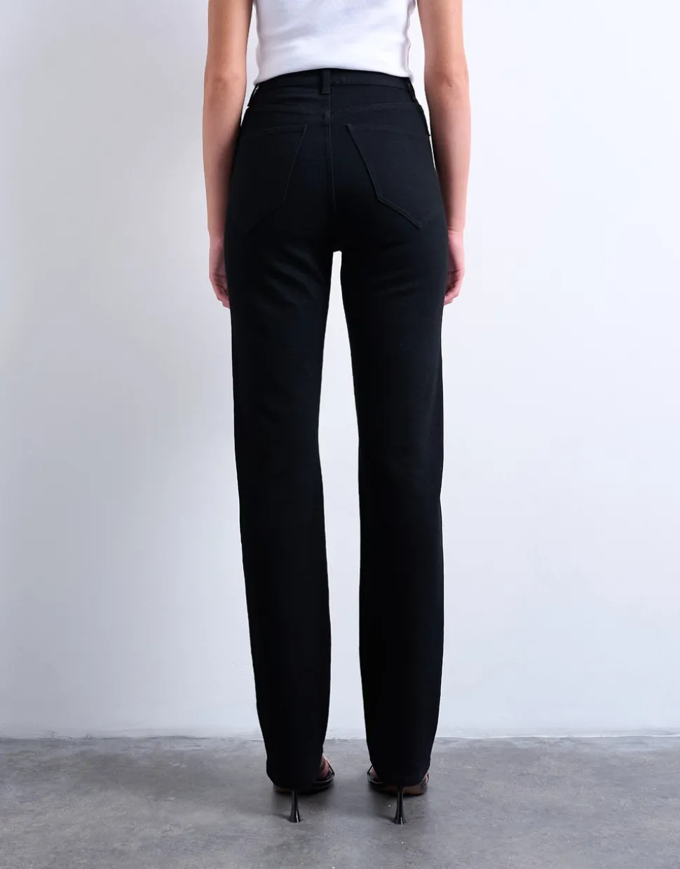 TSDREE High rise Slim straight fit Jeans