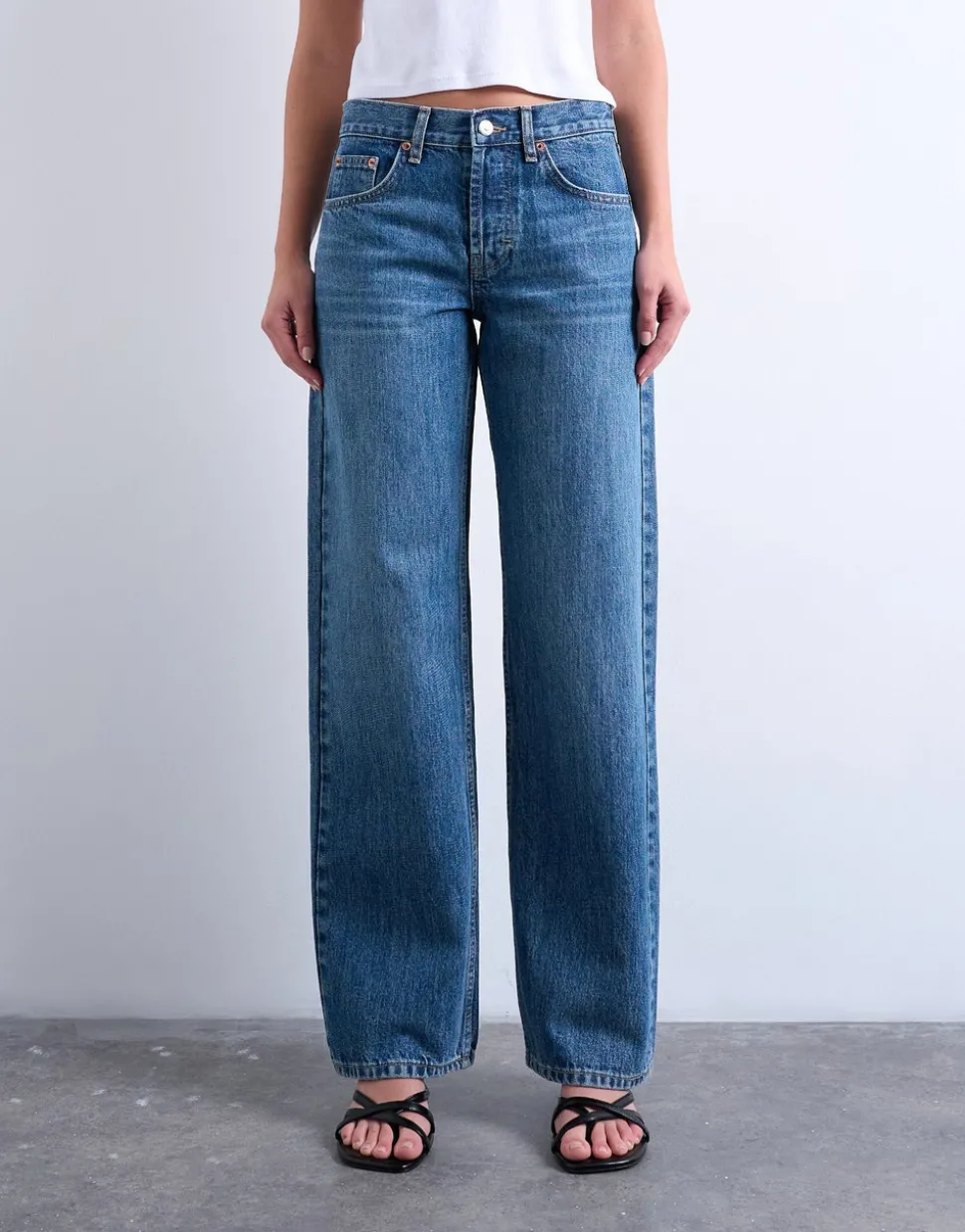 TSEMBER Low rise Wide leg fit Jeans