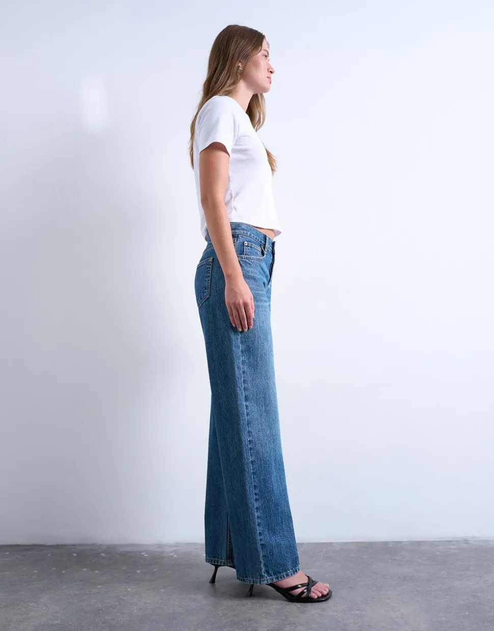 TSEMBER Low rise Wide leg fit Jeans