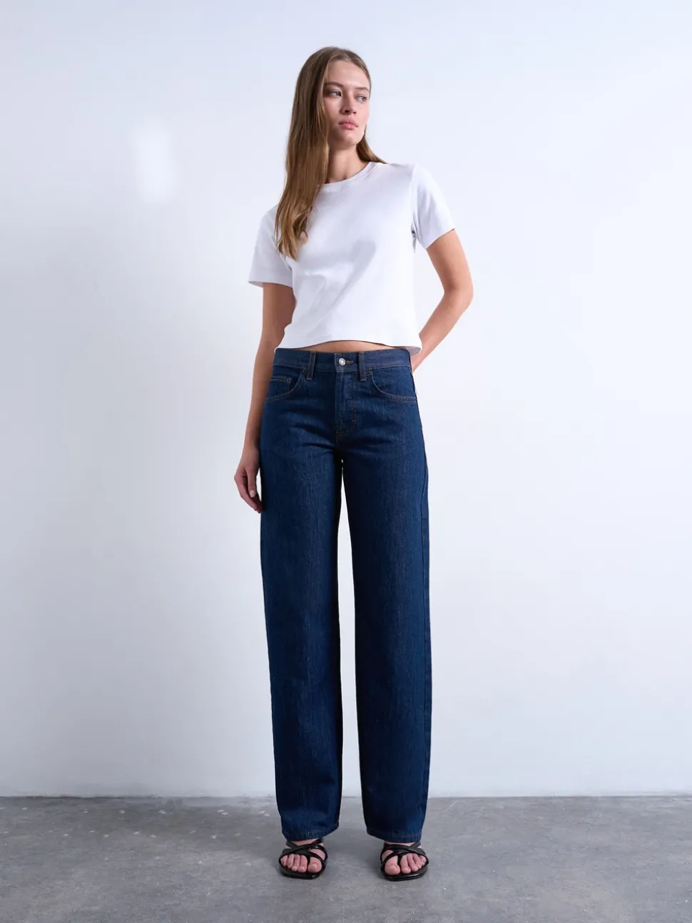 TSEMBER Low rise Wide leg fit Jeans