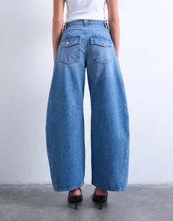 TSEMMA High rise Barrel fit Jeans