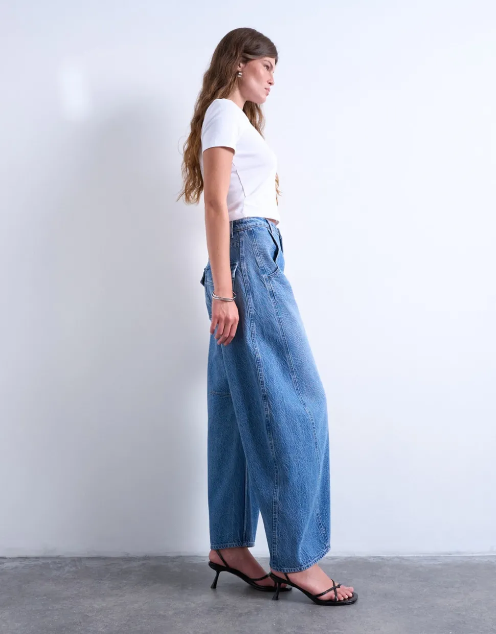 TSEMMA High rise Barrel fit Jeans