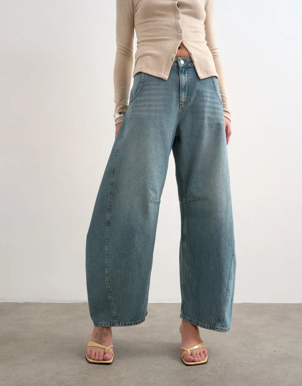 TSEMMA High rise Barrel fit Jeans