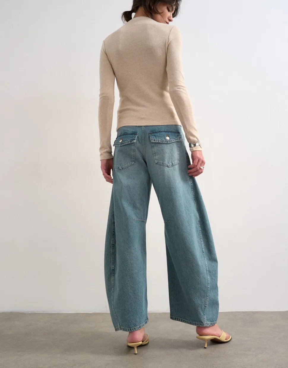 TSEMMA High rise Barrel fit Jeans
