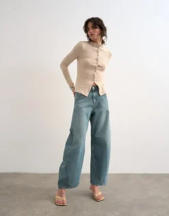 TSEMMA High rise Barrel fit Jeans