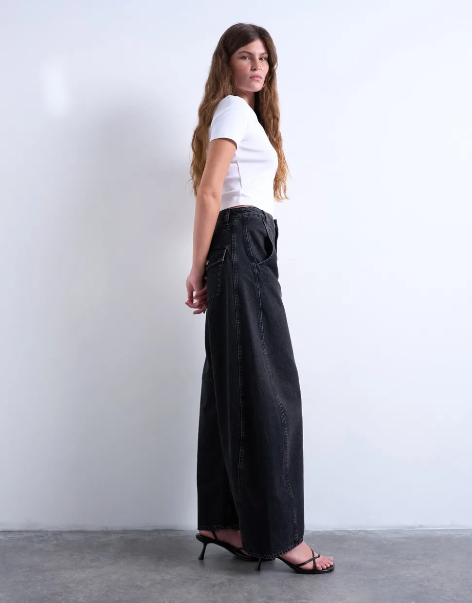 TSEMMA High rise Barrel fit Jeans